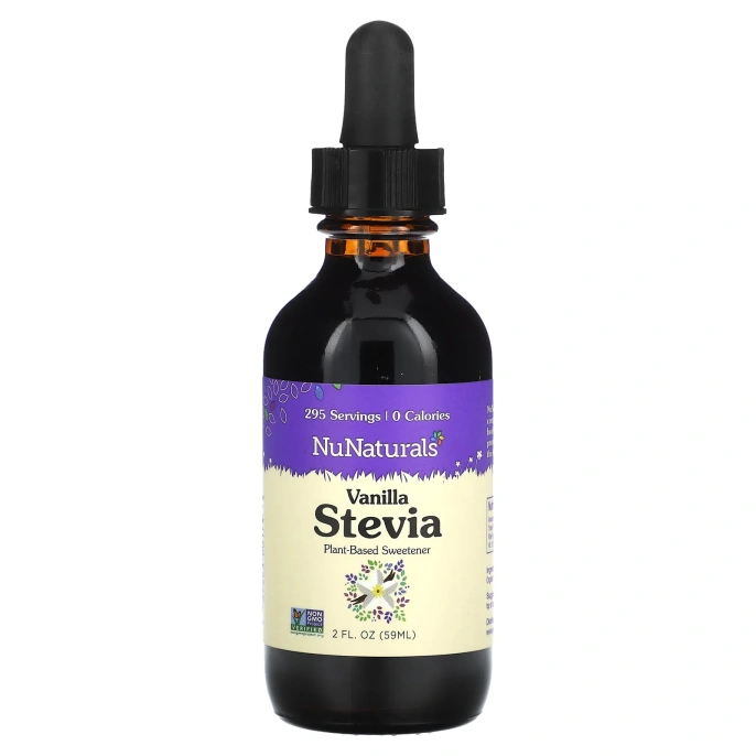 NuNaturals, Vanilla NuStevia, 59 мл (2 fl oz)