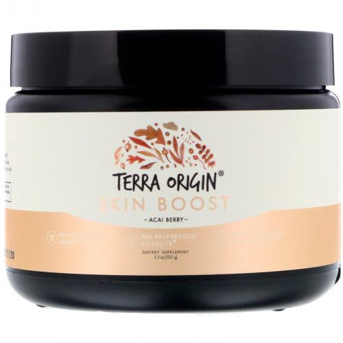 Terra Origin, Skin Boost, Acai Berry, 5.3 oz (150 g)