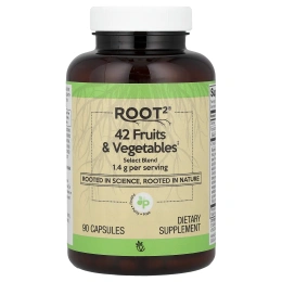 Vitacost, Root2®, 42 фруктов и овощей, 90 капсул