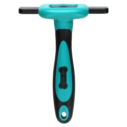 Ruff 'N Ruffus, Набор для ухода за кошками и собаками, щетка для расчесывания волос и кусачки для ногтей, цвет морской волны, 1 щетка для расчесывания, 1 кусачка для ногтей