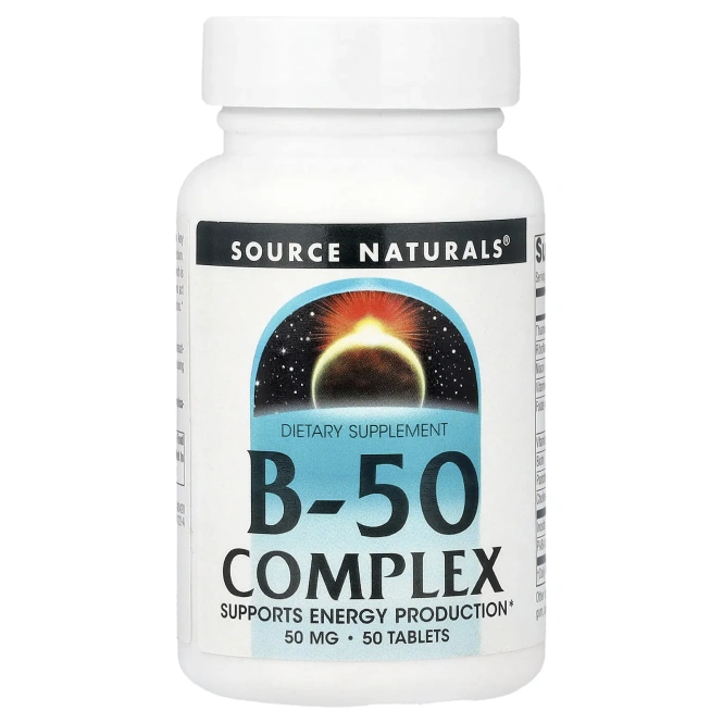 Source Naturals, B-50 Complex`` 50 таблеток