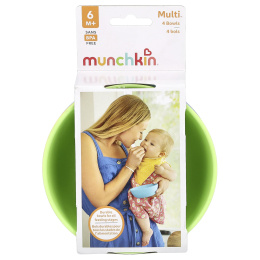 Munchkin, Multi ™ Bowls, от 6 месяцев, 4 штуки