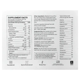 Thorne, Изолят сывороточного протеина, шоколад, 14 пакетиков по 30,2 г (1,06 унции)