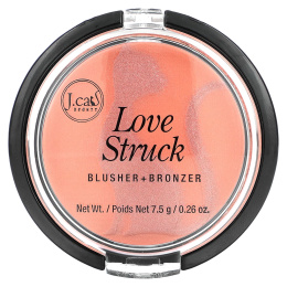 J.Cat Beauty, Румяна + бронзер Love Struck, оттенок LGP106 «Дорогая», 7,5 г