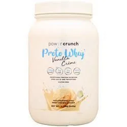 Power Crunch, Proto Whey Ванильный крем 2,1 фунта