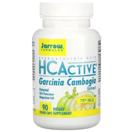 Jarrow Formulas, HCActive, экстракт гарцинии камбоджийской, 90 вегетарианских капсул