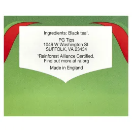 PG Tips, Original Tea, 40 чайных пакетиков, 116 г (4,1 унции)