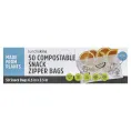 Lunchskins, биоразлагаемые пакеты для снеков на застежке, 50 шт.