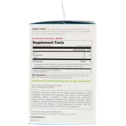 UpSpring, Milkflow, пажитник + кникус благословенный, пищевая добавка в форме напитка, вкус натуральных ягод, 18 пакетиков по 0,35 унц. (10 г)