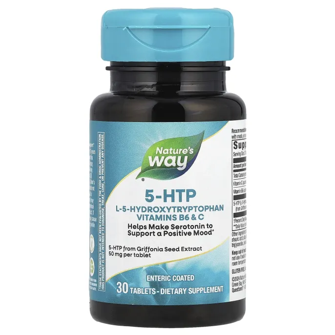 Nature's Way, 5-гидрокситриптофан, 30 таблеток