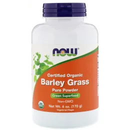 Now Foods, Certified Organic Barley Grass Pure Powder, 6 oz (170 g)