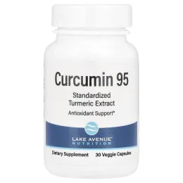 Lake Avenue Nutrition, куркумин 95, 500 мг, 30 вегетарианских капсул