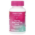 Pink Stork, Total Postnatal + ДГК, мята, 60 капсул