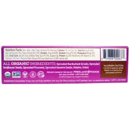 Go Raw, Органические батончики с пророщенным зерном, хрустящие, с изюмом, 10 батончиков по 14 г