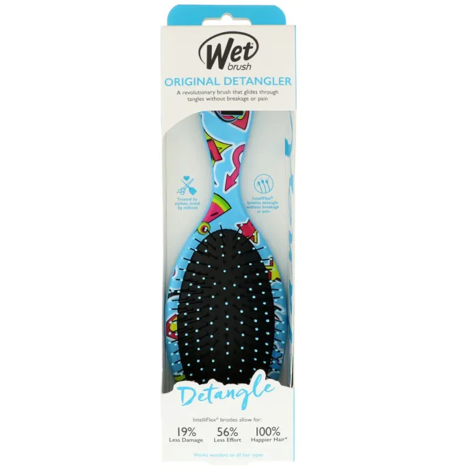 Wet Brush, Original Detangler Brush, Happy Hair Heart, 1 Brush