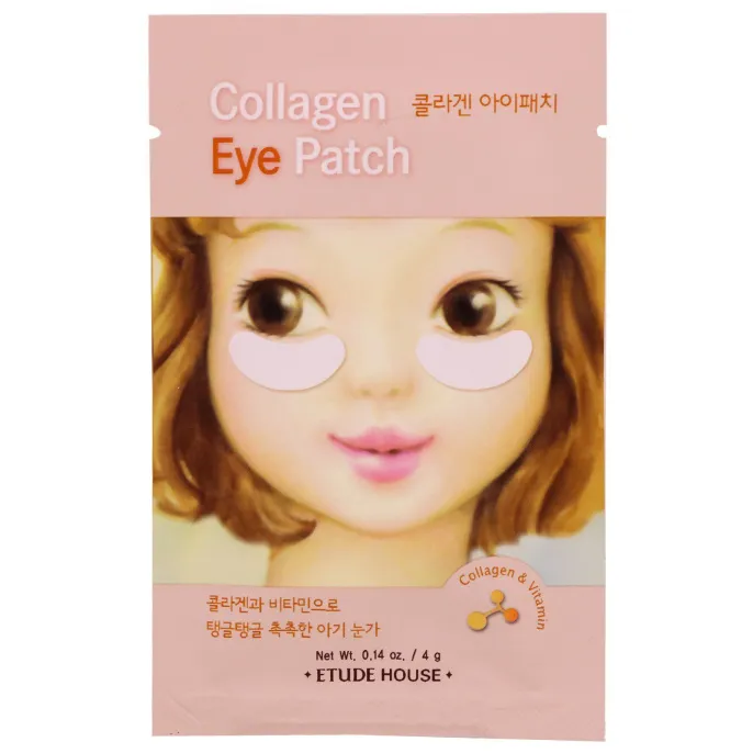 Etude, Коллагеновые патчи для глаз, 2 патча, 4 г