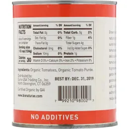 Bionaturae, Органические нарезанные кубиками помидоры, 28,2 унции (800 г)