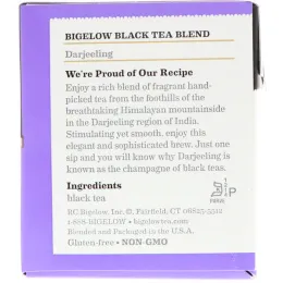 Bigelow, Черный чай Дарджилинг, 20 чайных пакетиков, 1,50 унц. (42 г)