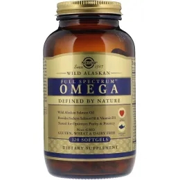 Solgar Wild Alaskan Full Spectrum Omega, 120 мягких капсул