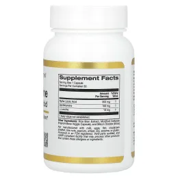 California Gold Nutrition, бенфотиамин с альфа-липоевой кислотой, 30 вегетарианских капсул