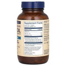 Wiley's Finest, Аляскинский рыбий жир, пик ЭПК, 1250 мг, 120 рыбных  мягких капсул