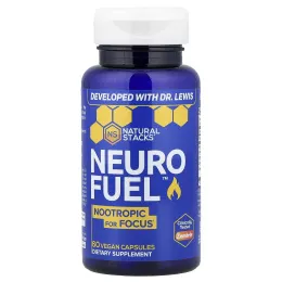 Natural Stacks, Neuro Fuel™, 60 веганских капсул