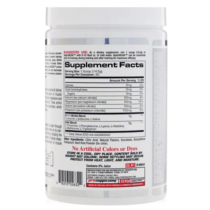 ProSupps, Hydro BCAA, клубника и киви, 15,3 унц. (435 г)