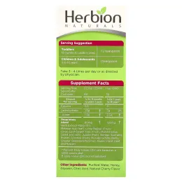 Herbion Naturals, Детский сироп от кашля, без спирта, с медом и натуральной вишней, 150 мл (5 жидк. унц.)