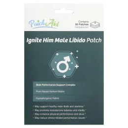 PatchAid, Ignite Him, патч для мужского здоровья, 30 шт.