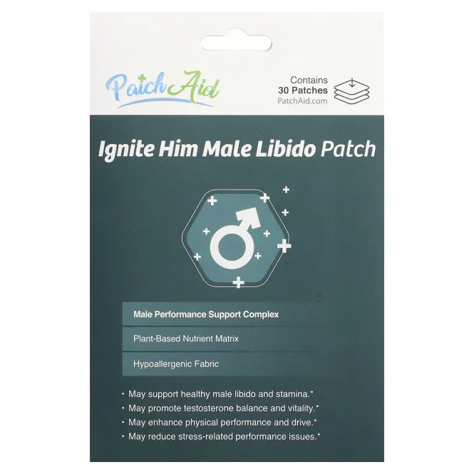 PatchAid, Ignite Him, патч для мужского здоровья, 30 шт.