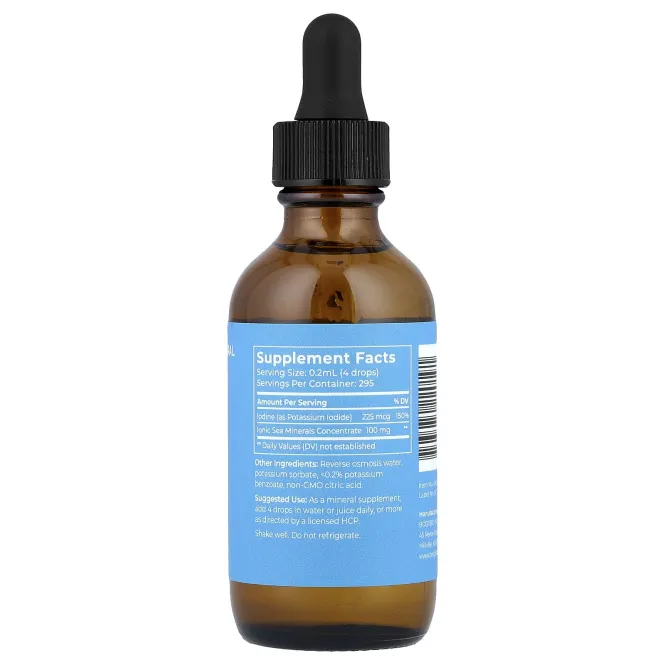 BodyBio, Йод, жидкий минерал, 59 мл (2 жидк. Унции)