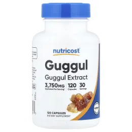 Nutricost, экстракт гуггула, 120 капсул (93,75 мг в 1 капсуле)