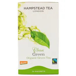 Hampstead Tea, Clean Green, Organic Green Tea, 20 Sachets, 1.41 oz (40 g)