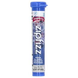 Zipfizz, Энергетическая смесь для здорового спорта с витамином B12, голубика и малина, 20 тюбиков по 11 г (0,39 унции)