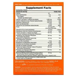 Nature's Bounty, Immune 24 Hour + Effervescent Powder Packs, Natural Orange , 14 Packets, 0.35 oz (10 g) Each