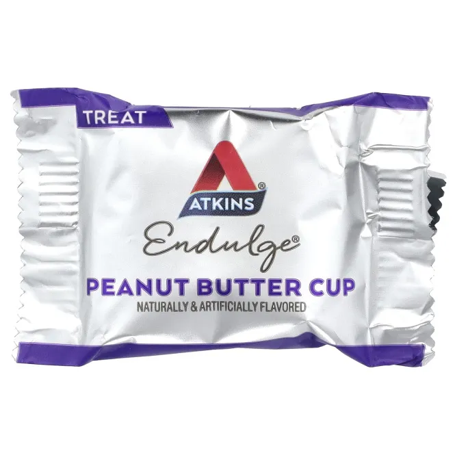 Atkins, Endulge ™, Treat, чашки с арахисовой пастой, 10 чашек по 17 г (0,6 унции)