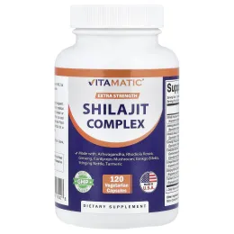 Vitamatic, комплекс с мумие, 120 вегетарианских капсул