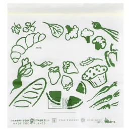 Lunchskins, биоразлагаемые пакеты для сэндвичей с застежкой, 50 шт.