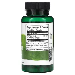 Swanson, Full Spectrum, дикий ямс, 400 мг, 60 капсул