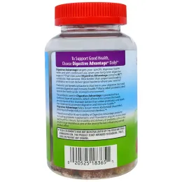 Schiff, Для Здорового Пищеварения, Жевательные Сладости с Пробиотиком, Натуральный Фруктовый Вкус, 80 штук