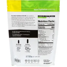 SKRATCH LABS, Sport Hydration Drink Mix, Lemon & Lime, 15.5 oz (440 g)