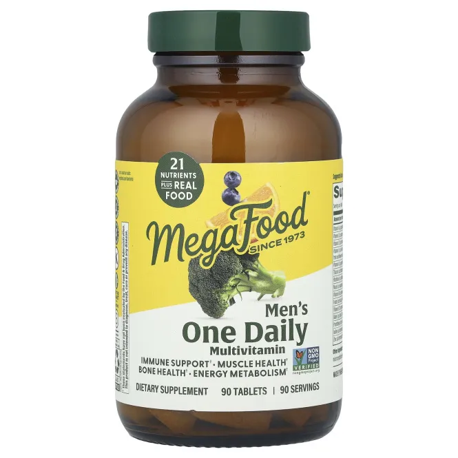 MegaFood, Ежедневные витамины для мужчин, без железа, 90 таблеток