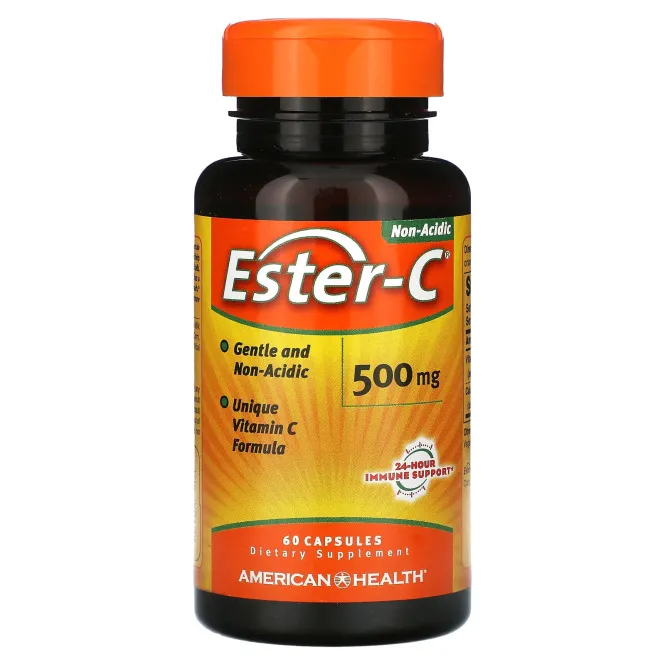 American Health, Ester-C, 500 мг, 60 капсул