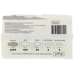 Rael, Органические тонкие прокладки, Ночные, 8 прокладок