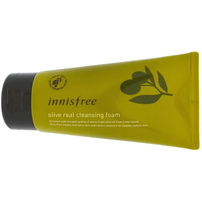 Innisfree, Настоящая очищающая оливковая пенка, 150 мл