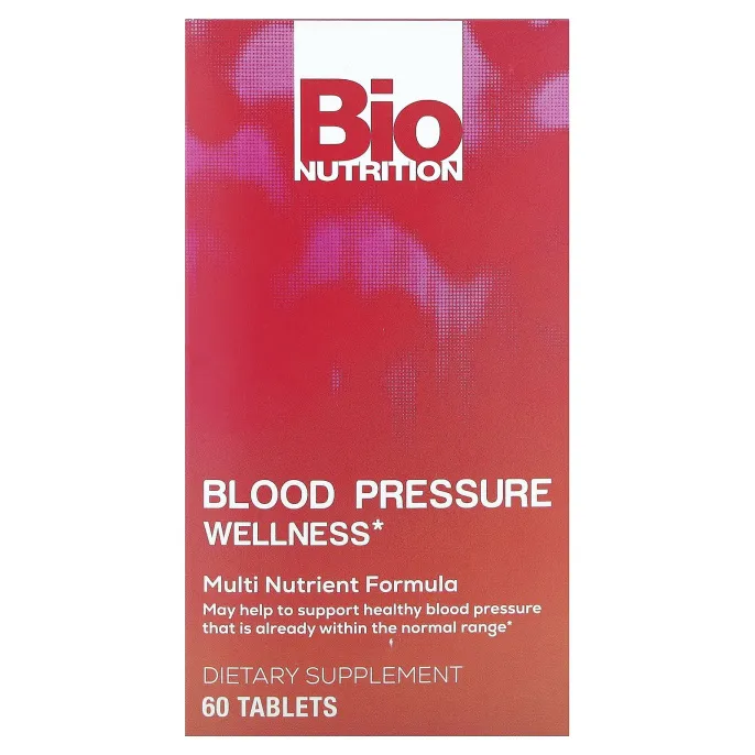Bio Nutrition, Здоровое кровяное давление 60 таблеток