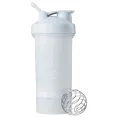 Blender Bottle, Бутылка-блендер BlenderBottle, ProStak, белая, 22 унции