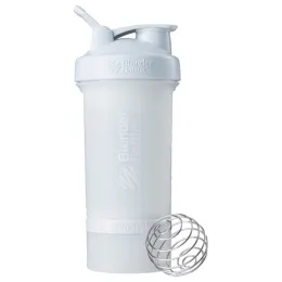 Blender Bottle, Бутылка-блендер BlenderBottle, ProStak, белая, 22 унции