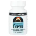 Source Naturals, медь, 3 мг, 60 таблеток