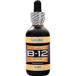 AnuMed, B-12 (5000 мкг) Жидкий 2 унции